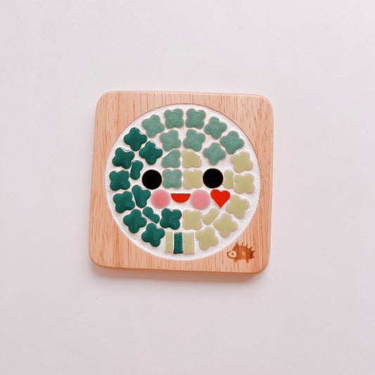 正方形コースター/ブロッコリー