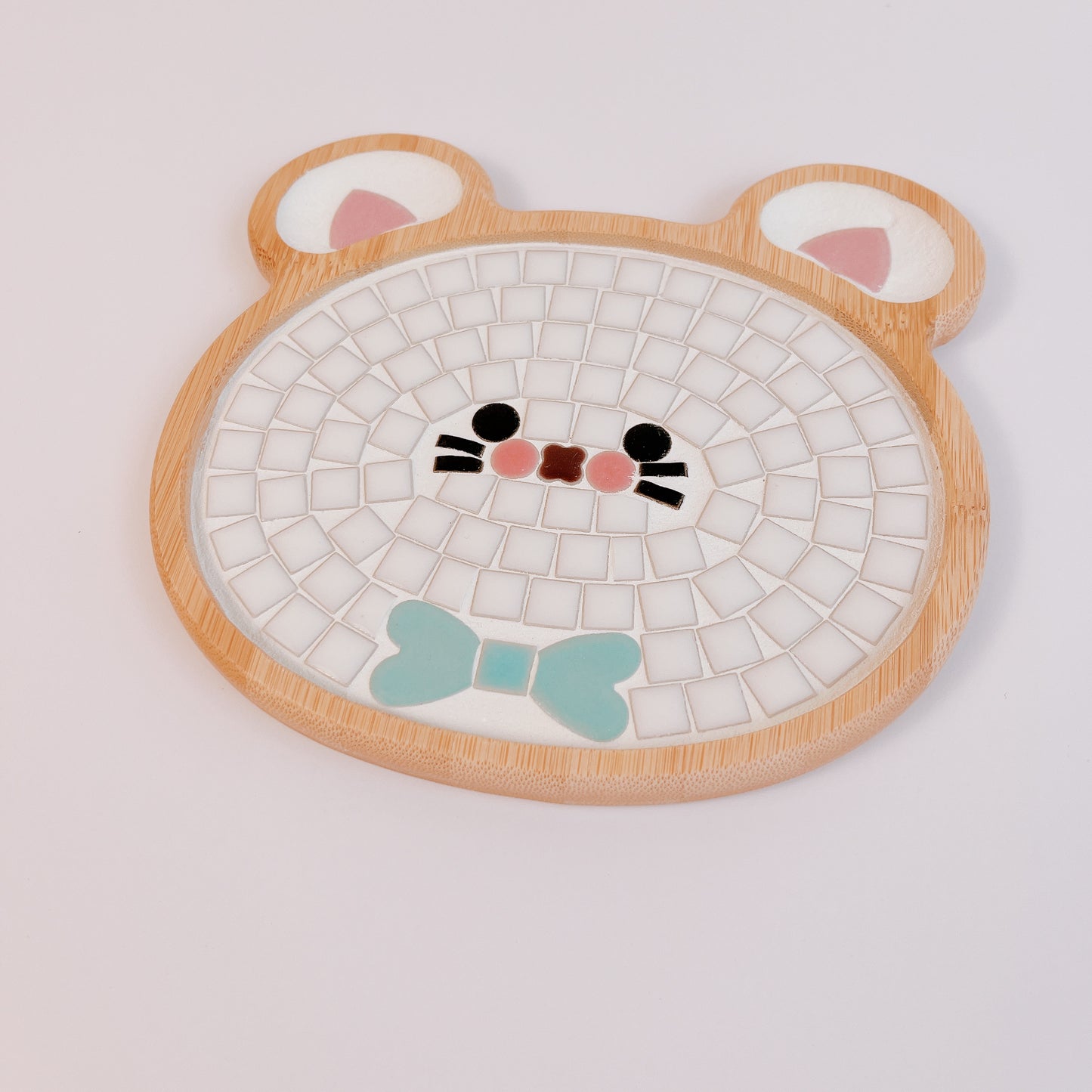 White Cat Pot Holder