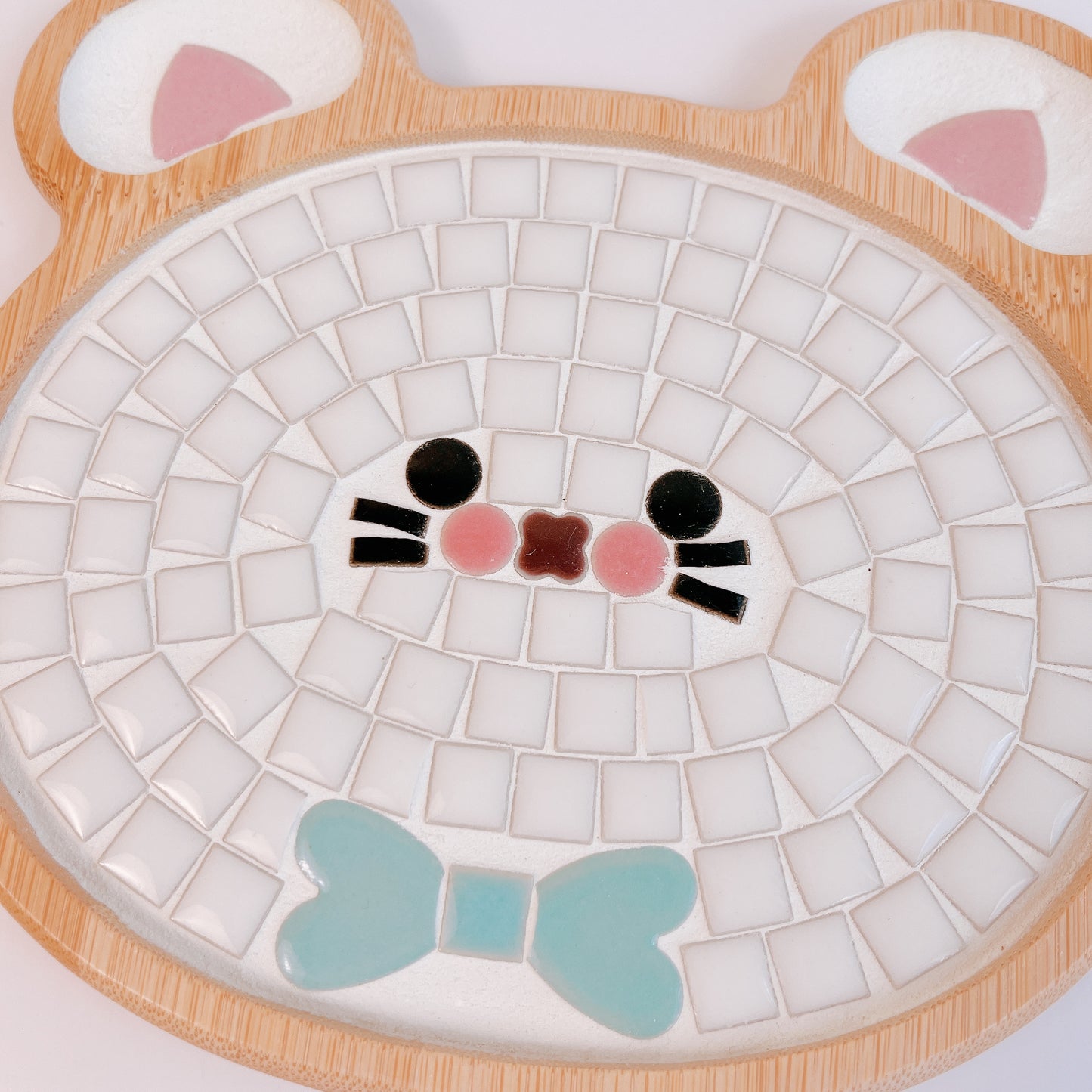 White Cat Pot Holder