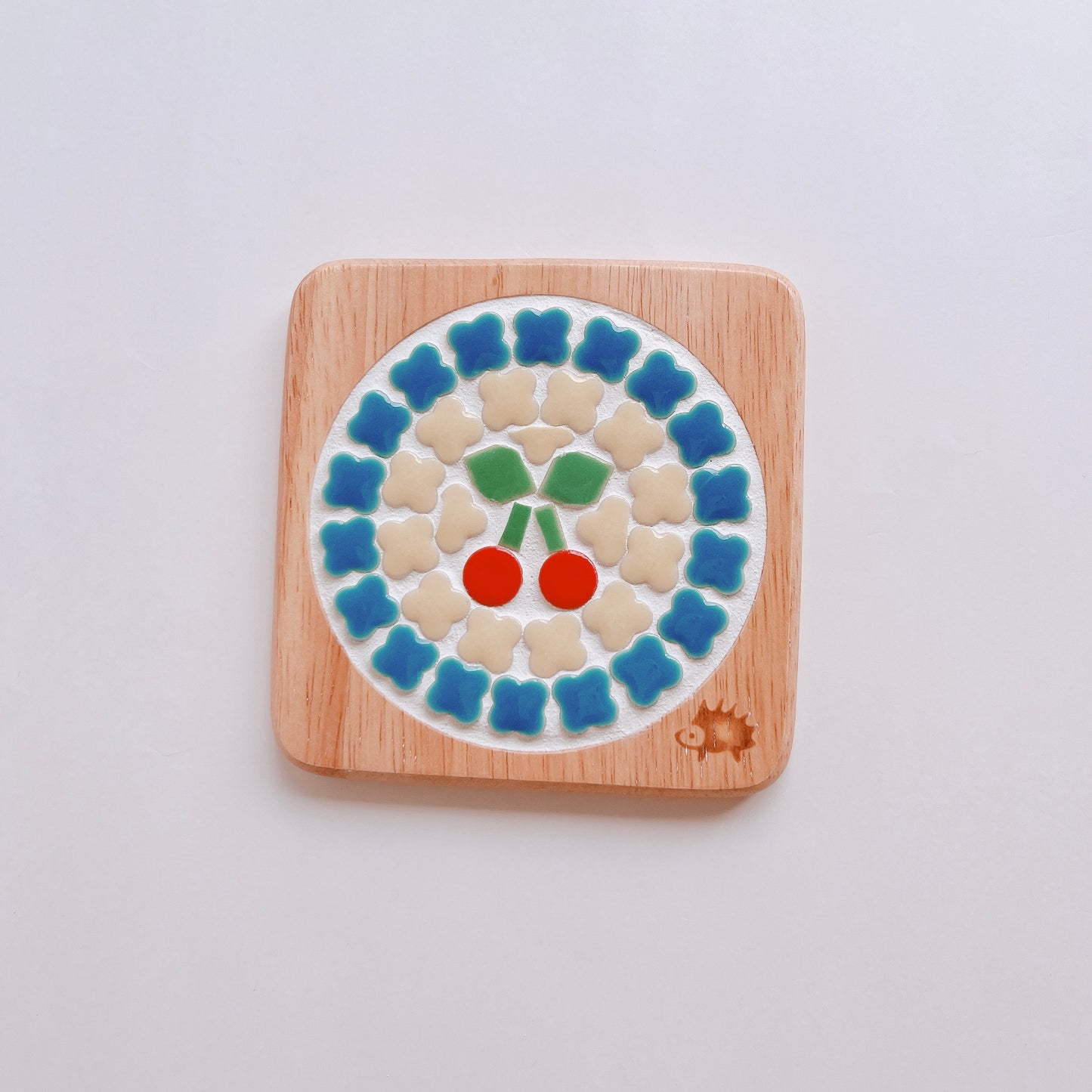 Square Coaster/Cherry