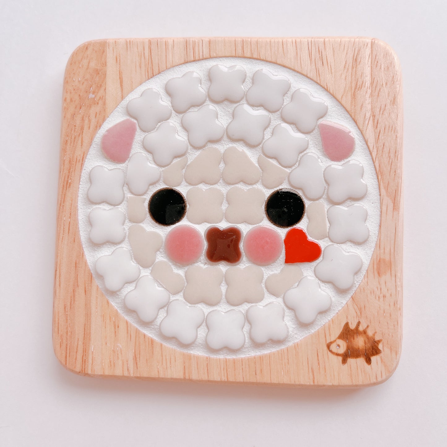 Square coaster/sheep