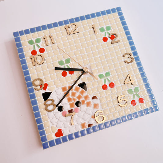 Tile Art Wall Clock