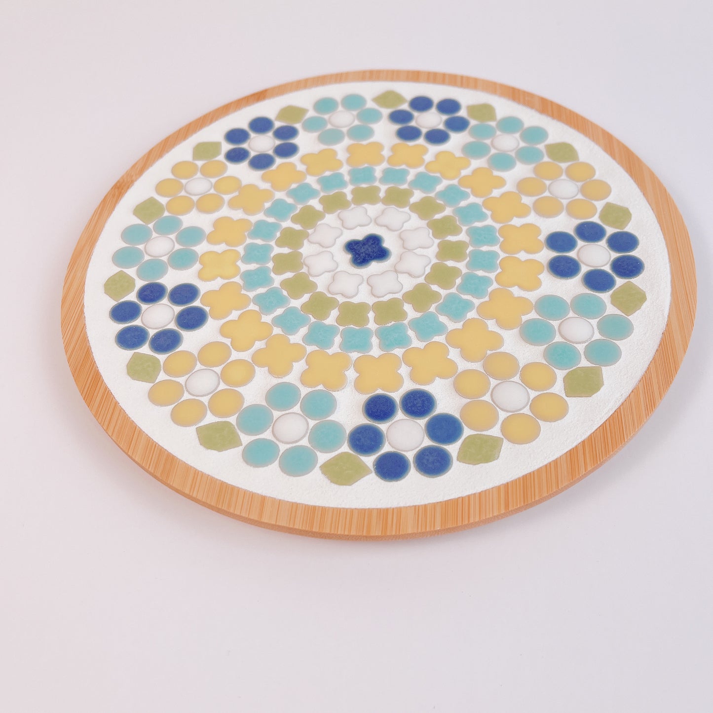 Trivet/Flower Ring, Blue