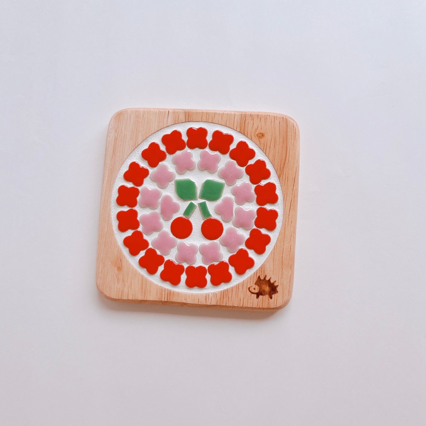 Square Coaster/Cherry